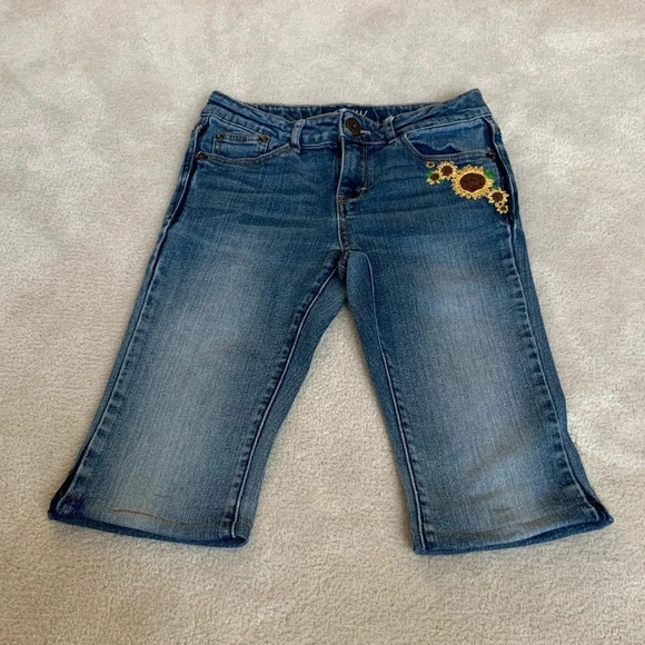 Fund RAISE- kid embroidered knee length jeans, 10 - Picture 11 of 12